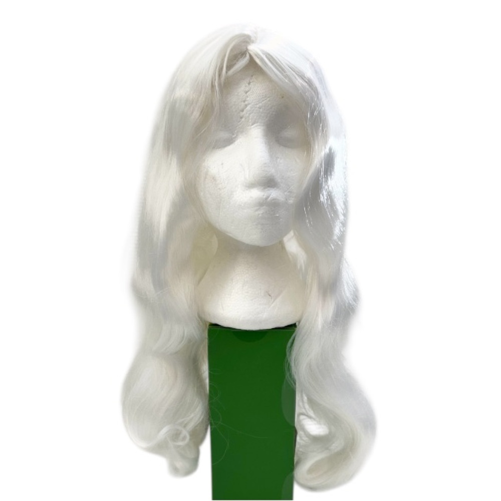 Synthetic White Long Women's Wig